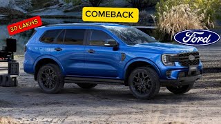 Ford Comeback Endeavour and Ecosport in 2024  Ford Launch 2 Another Cars   All Details [upl. by Suidualc]