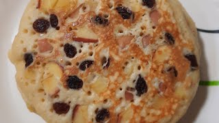 Lets Cook Pancake With Apple and Raisins [upl. by Eatnoid]