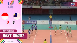 BEST SHOOT INDONESIA VS MALAYSIA SEA GAMES VOLLYBALL VIETNAM 2021 [upl. by Aborn]