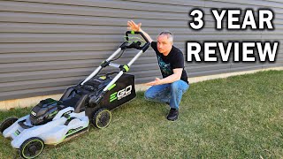 3 YEAR Follow Up Review  EGO 56V Select Cut LM2135SP 21quot Mower [upl. by Adnimra]