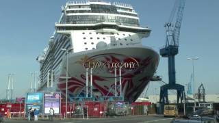 MEYER WERFT PAPENBURG 2017  NORWEGIAN JOY [upl. by Heid]