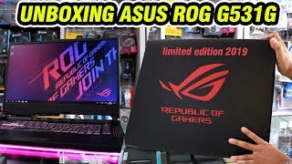 UNBOXING ASUS ROG STRIX G531GD LAPTOP ASUS ROG LIMITED EDITION 2019 [upl. by Kati306]