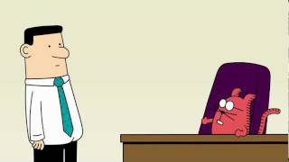 Dilbert Animated Cartoons  Natures Way Sharing Cubicles and Donut Meeting [upl. by Atem]