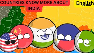 Countries know about India  Funny and Interesting  countryballs geography Evergreenhaniya [upl. by Jareen]