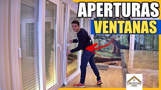 🔶Tipos de APERTURAS de VENTANAS🔶 VISITAMOS una FABRICA de VENTANAS  MAHIDALU [upl. by Gordie]