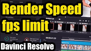 Why Davinci Resolve is rendering very slow Render speed Limit 5 fps frames Low GPU usage [upl. by Nalym]