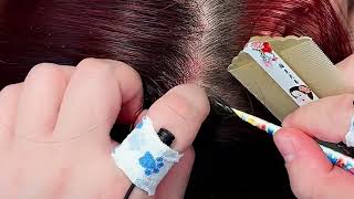 Silent ASMR Scalp Treatment Gentle Exfoliation amp Dandruff Removal No Talking [upl. by Pardoes]