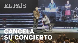 El accidente de Joaquín SABINA durante su concierto en Madrid queda en un SUSTO  Cultura [upl. by Otrebor]