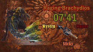 MHWIB  Raging Brachydios 0741 Cluster Stickyand Wyvern Ammo HBG [upl. by Martina413]