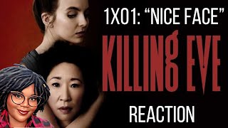 Killing Eve 1x01 quotNice Facequot First Time Reaction [upl. by Merrielle]