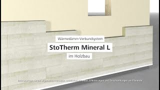 WärmedämmVerbundsystem StoTherm Mineral L im Holzbau [upl. by Zales]