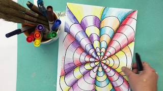 5th amp 6th Grade Op Art [upl. by Blim634]