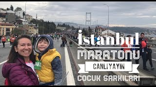 İstanbul Maratonu 2017 Boğazdan Canlı  Vlog Kasım [upl. by Yrogiarc370]