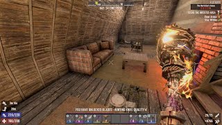 7DTD THE MORTICIANS HOUSE TIER 5 INFESTED DAY 34 LOOT [upl. by Ajiam446]