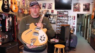 Rickenbacker 360 12 String Mapleglo Electric Guitar [upl. by Refinnaj]