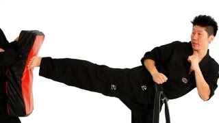 How to Do a Side Kick  Taekwondo Training [upl. by Kinney]