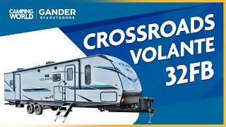 2022 Crossroads Volante 32FB  Travel Trailer  RV Review Camping World [upl. by Nyrraf]