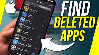 How to Find Deleted Apps on iPhone [upl. by Saire944]