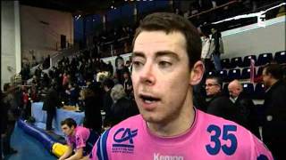 Handball défaite de CessonSévigné face à Chambéry 12è journée championnat [upl. by Nywroc]