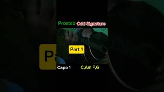 Prostab।Odd Signature। Easy Guiter Cover by Jony guitercover oddsignature music [upl. by Burch628]