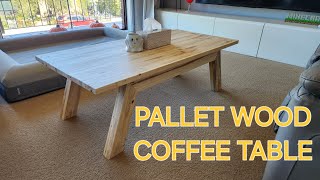 This Is How I Built a Coffee Table From Pallet Wood [upl. by Constantino530]