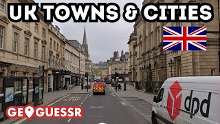 UK Towns amp Cities on GeoGuessr American goes from Cornwall to Cumbria [upl. by Ahsinut]