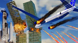 Realistic Plane Shootdown Crashes w Ragdolls 😱 Teardown [upl. by Ahmad]