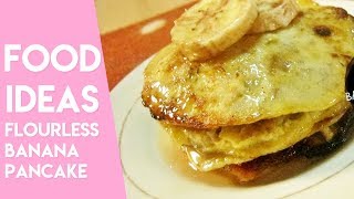 FLOURLESS BANANA PANCAKE  Easy Dessert Ideas [upl. by Honig]