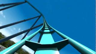 Leviathan Roller Coaster Virtual POV CGI Animated BampM Giga Coaster Canadas Wonderland 2012 [upl. by Dorise]