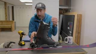 Dynafit Demo Bindings Adjustment Instructions Radical 20 [upl. by Stillas]