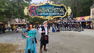 Carolina Renaissance Festival  Fairhaven  Complete Walkthrough 2022 [upl. by Akitahs346]