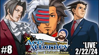 Wrightworth v Godot  Bill Plays Phoenix Wright Ace Attorney Trials and Tribulations 8 22224 [upl. by Atiruam]