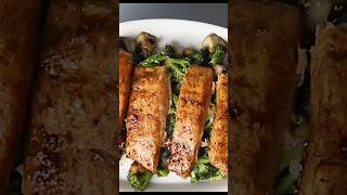 Keto Teriyaki Salmon and Broccoli  Recipe in the comments [upl. by Vogele]