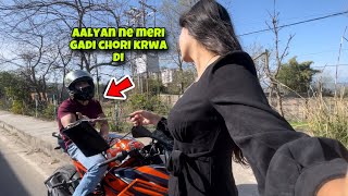 aalyanvlogs1299 ne meri gadi seize krwadiš°Kawasaki h2r [upl. by Aifas221]