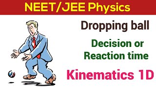 Kinematics NEET JEE Physics Ball is dropped collision cars [upl. by Rhea83]