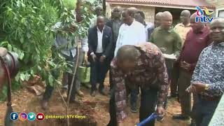 Former president Uhuru Kalonzo attend church fundraiser in Mwingi [upl. by Ikciv]