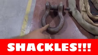 Shackles and how to use them in rigging [upl. by Dewey174]