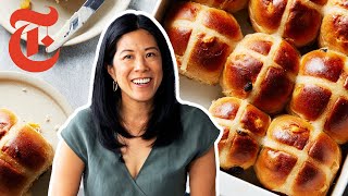 How To Make Hot Cross Buns  Genevieve Ko  NYT Cooking [upl. by Sethi800]