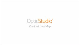 OpticStudio 17 Beta Program Contrast Loss Map [upl. by Khalid248]