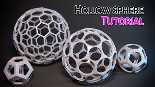 Tutorial  Quickly Create a hollow sphere in 3ds Max [upl. by Mesics]