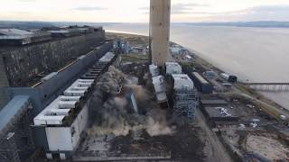 Longannet Demolition  December 2018 [upl. by Tirreg]