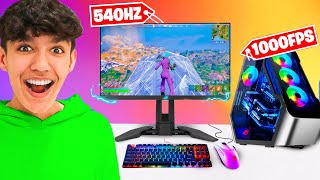 I Bought an INSANE 1000 FPS Gaming Setup To Play Ranked Fortnite 6547 [upl. by Vi]