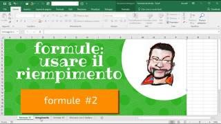 Come trascinare una formula excel il riempimento formule 2 [upl. by Vigen967]