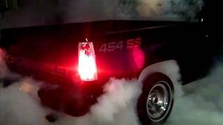 1990 Chevy 454SS Burnout [upl. by Emiatej]