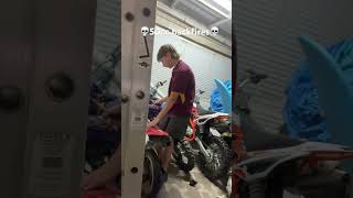 💀50cc backfires💀fypシ゚viral backfires dirtbike pitbike pitbikes motorcycle motorbike [upl. by Yonina]