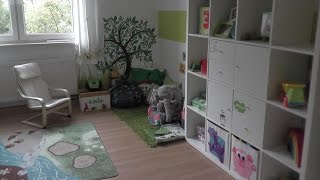 Kinderzimmer  Themenzimmer Wald und Wiese  Roomtour [upl. by Nyltac]