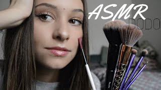 ASMR FRANÇAIS  7 PINCEAUX POUR TENDORMIR  gloss brushing whispering [upl. by Digdirb]