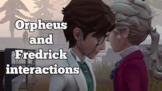 Ashes of Memory but Its Only Orpheus and Fredrick Interactions Identity V [upl. by Chrissa]