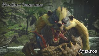 Monster Hunter Rise  Arzuros Boss Fight 2 [upl. by Wildee]