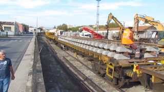 Travaux CARPENTRASSORGUES train PUSCAL IV [upl. by Pattison]